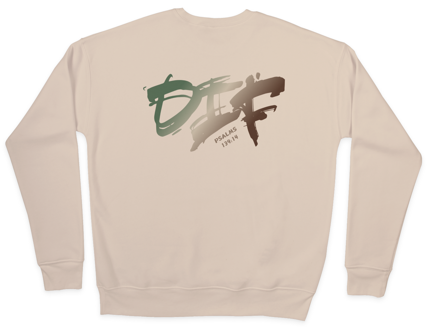 Fun Ombre Sweatshirt - Beige