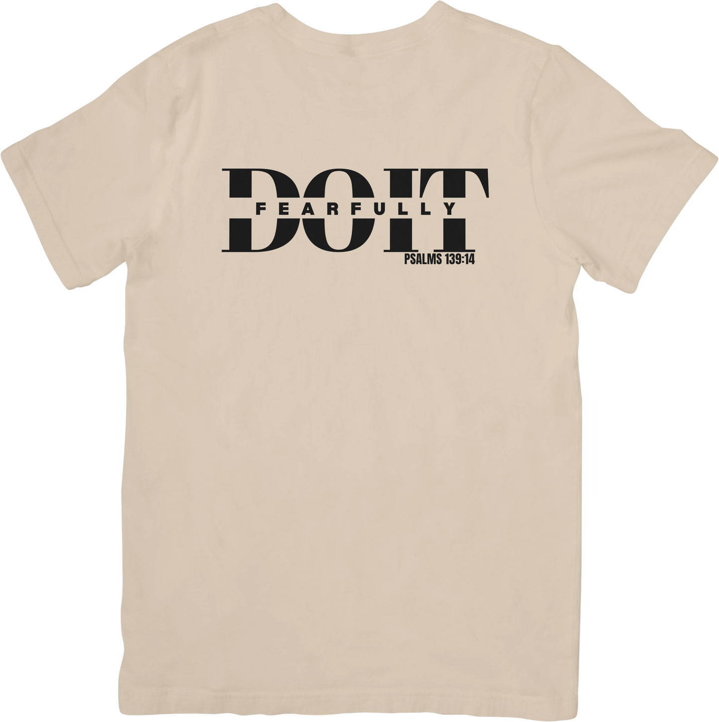 Do It Fearfully Tee - Beige
