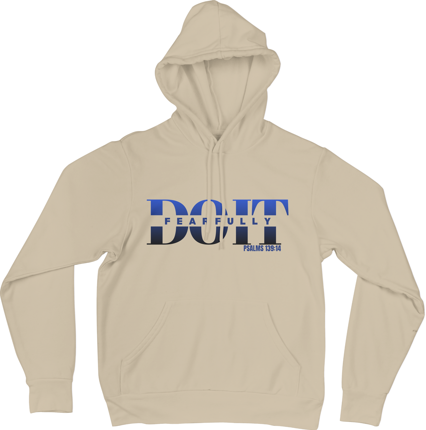 Do It Fearfully Hoodie - Beige