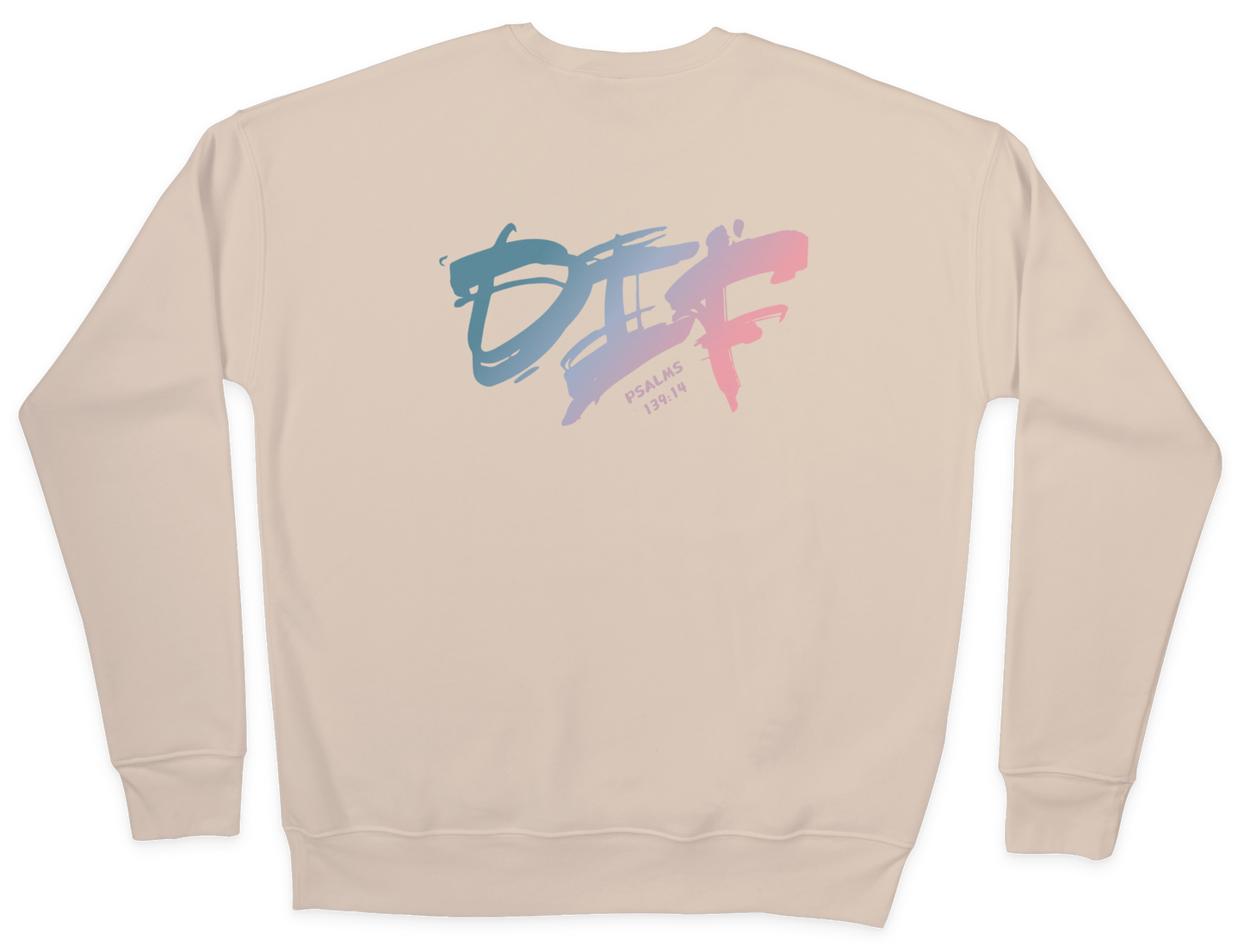 Fun Ombre Sweatshirt - Beige