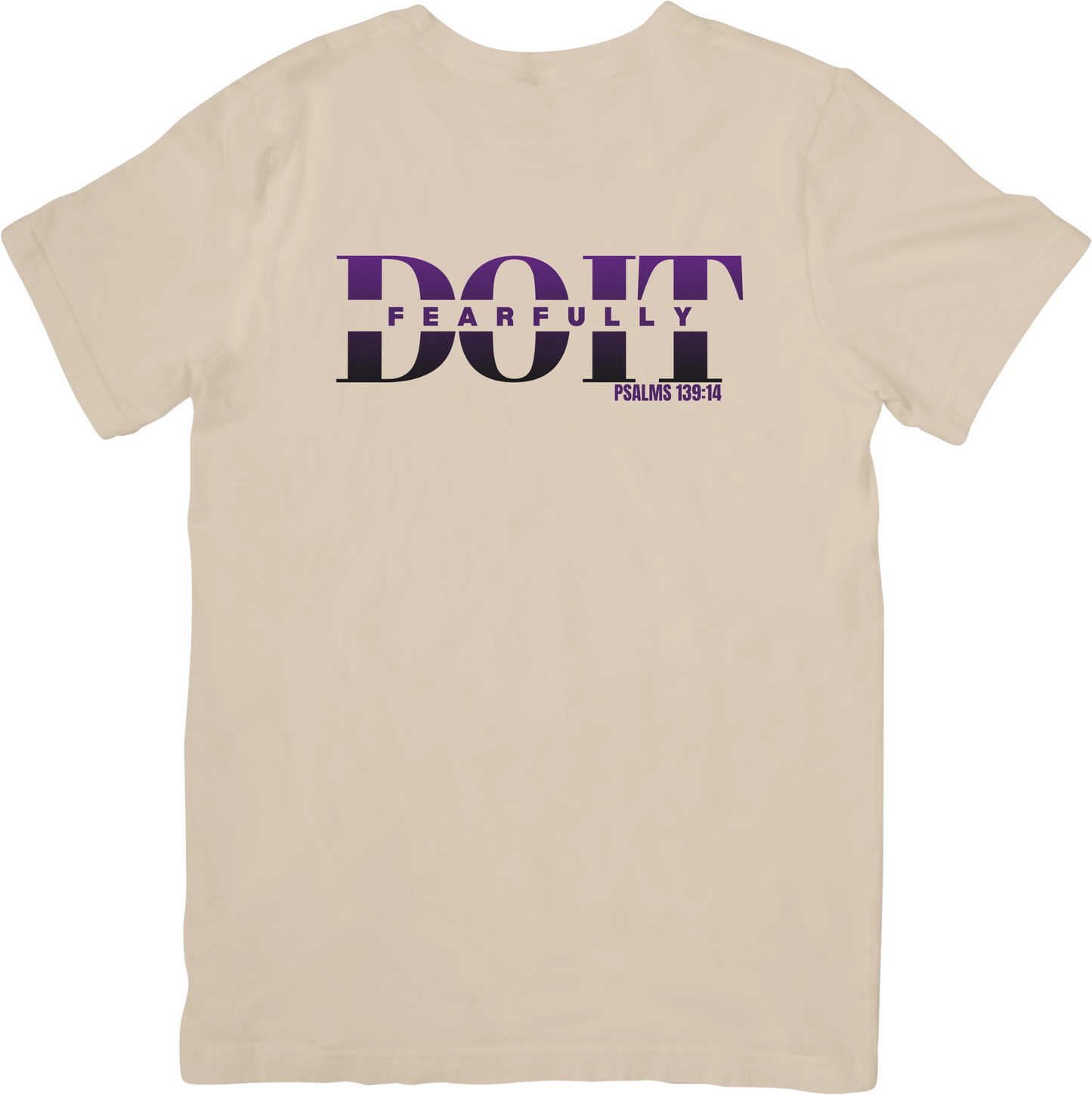 Do It Fearfully Tee - Beige