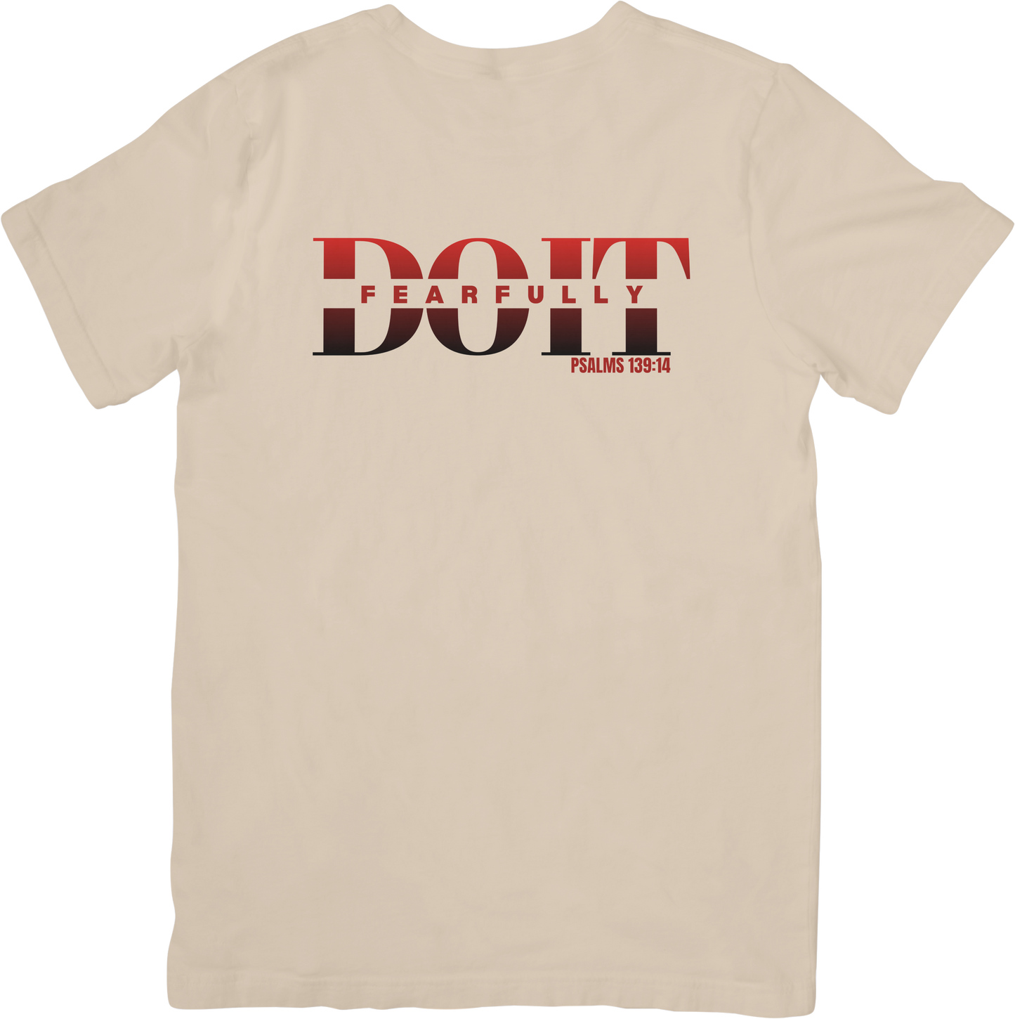 Do It Fearfully Tee - Beige