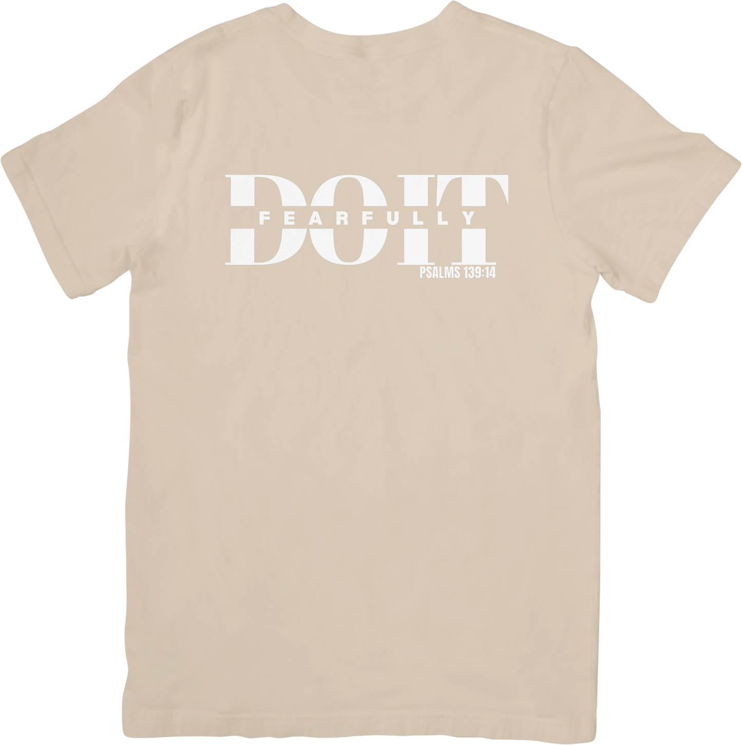 Do It Fearfully Tee - Beige