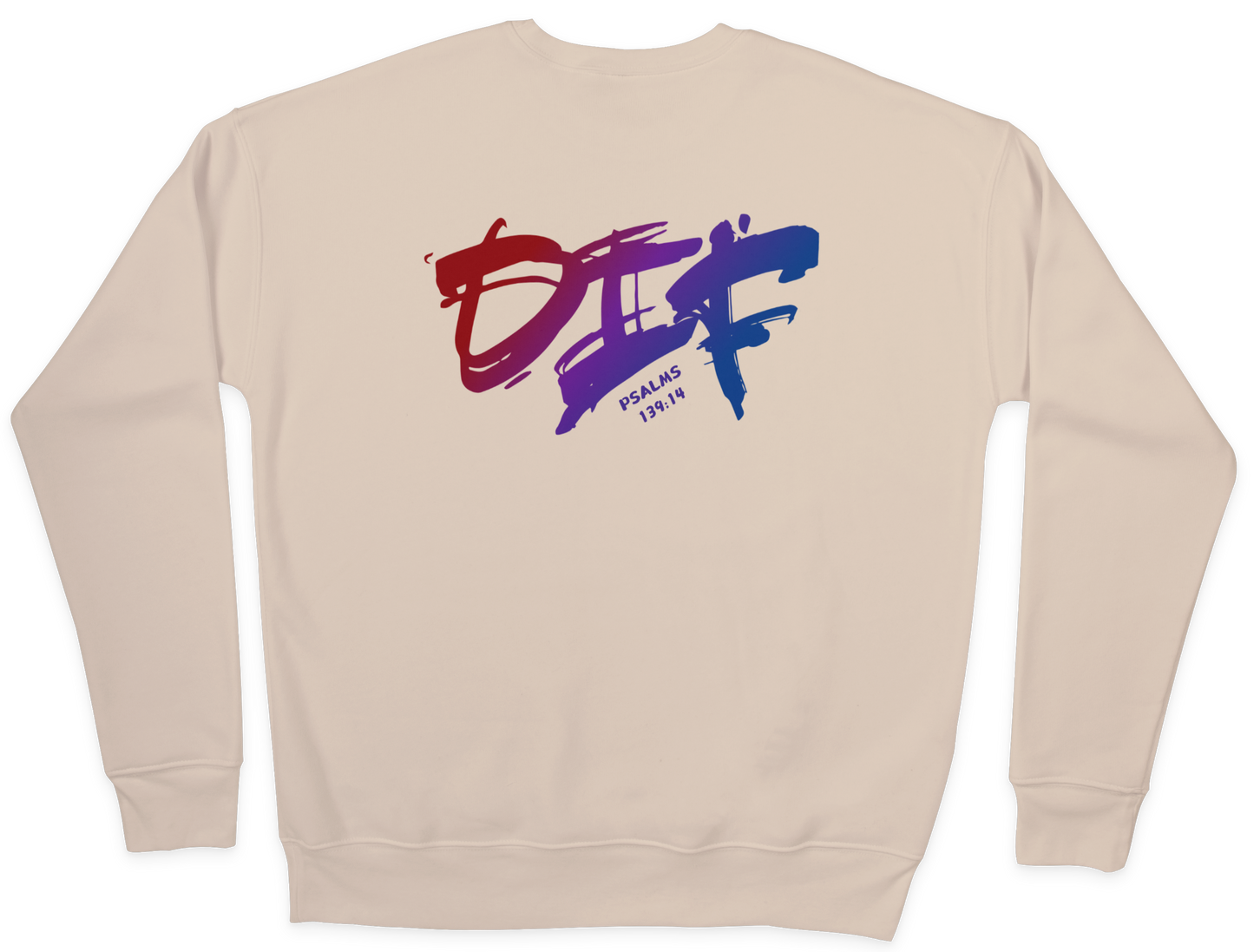 Fun Ombre Sweatshirt - Beige