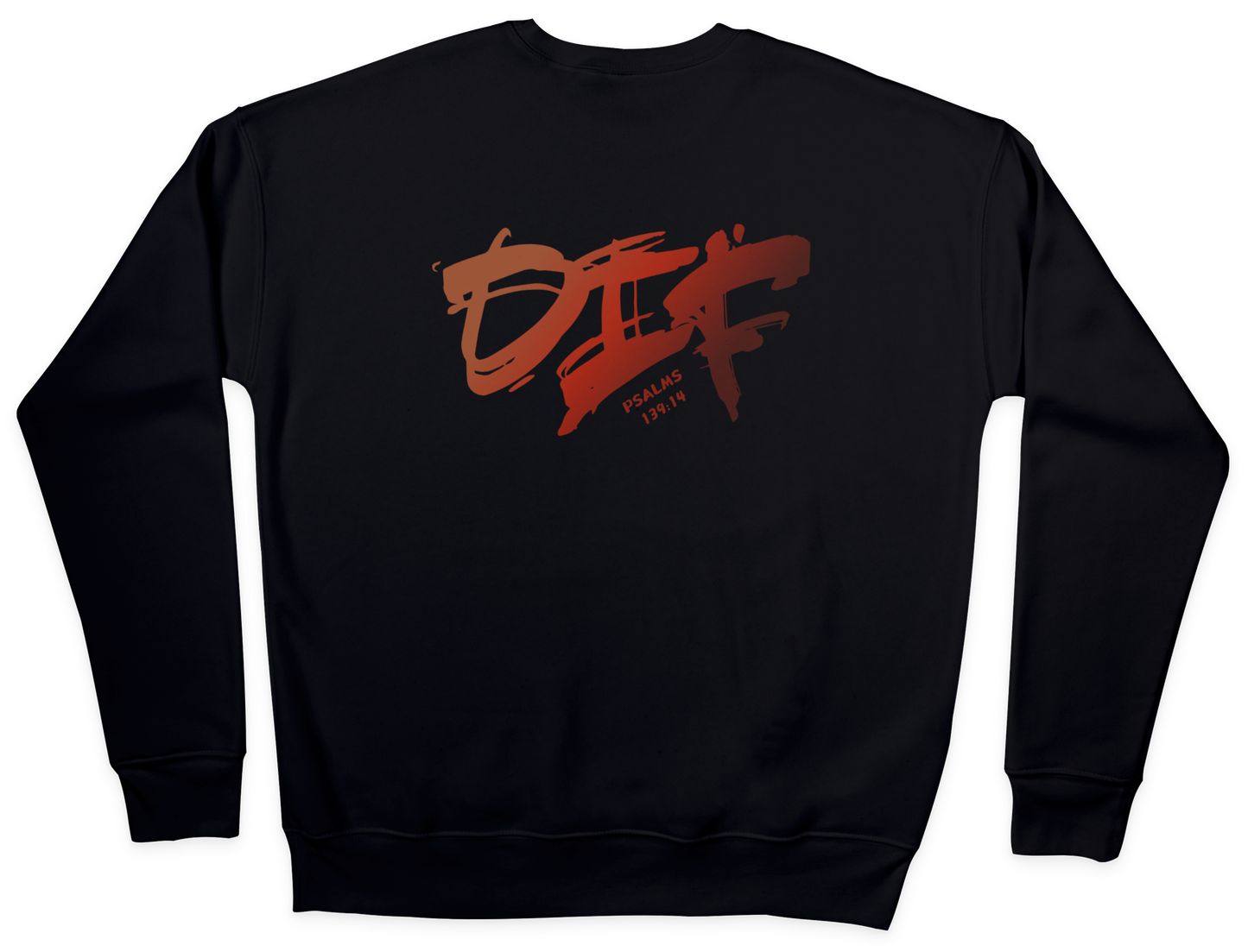 Fun Ombre Sweatshirt - Black