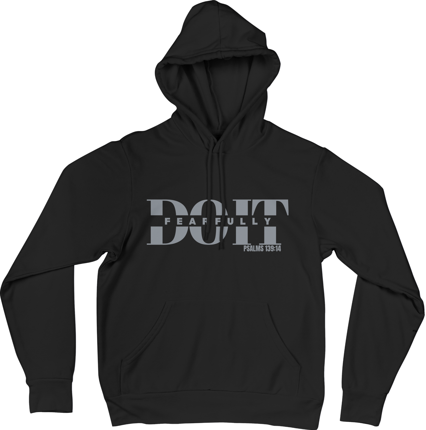 Do It Fearfully Hoodie - Black