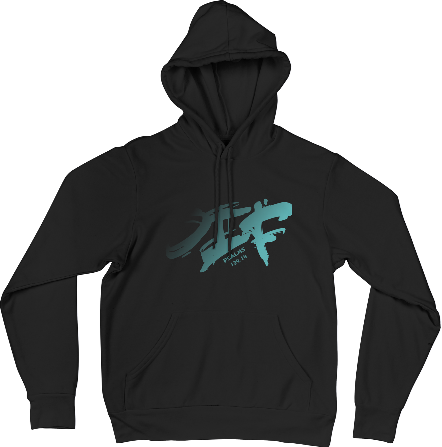 Fun Ombre Hoodie - Black