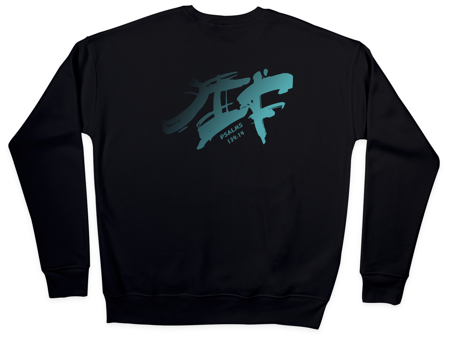 Fun Ombre Sweatshirt - Black