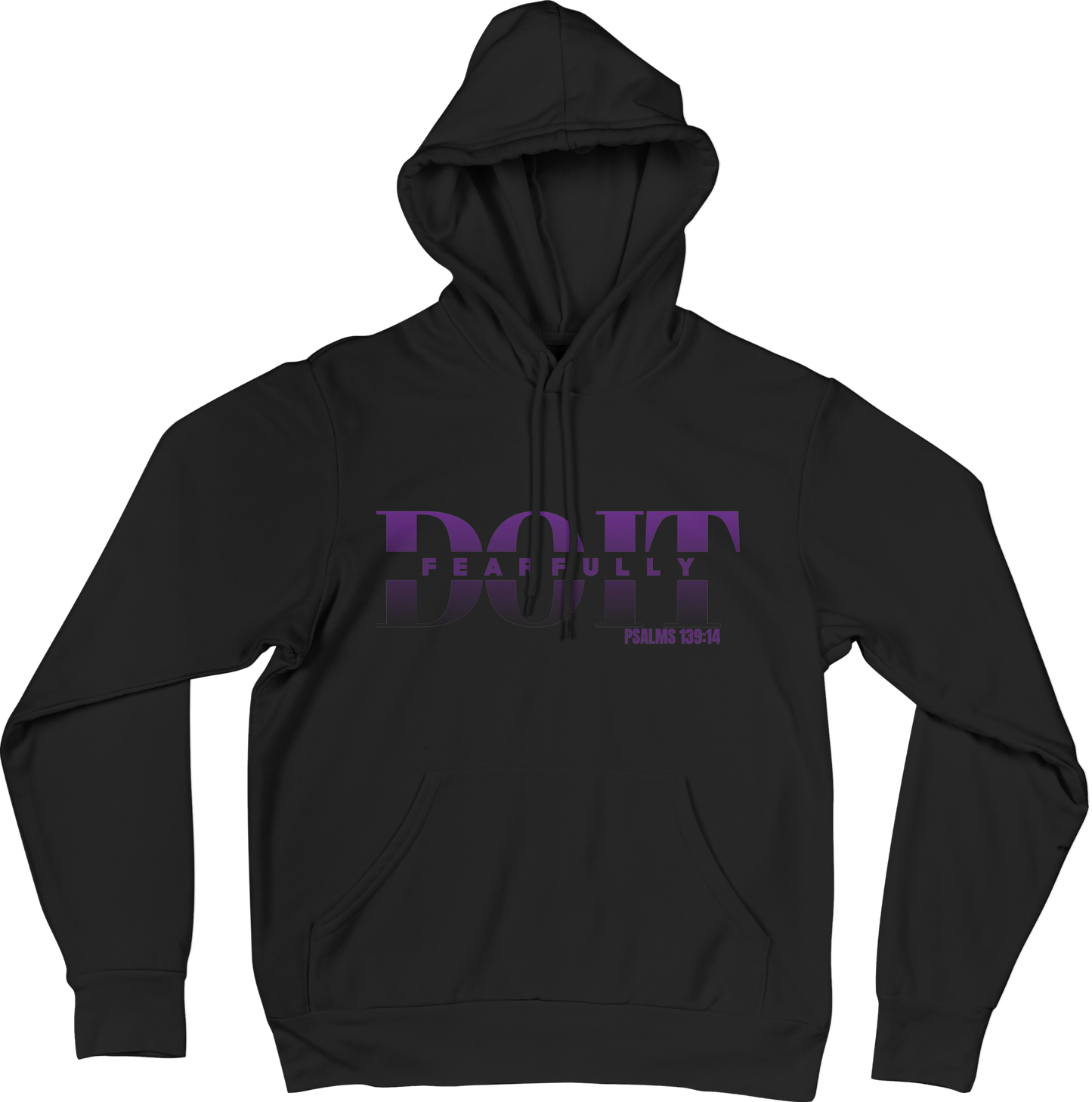 Do It Fearfully Hoodie - Black