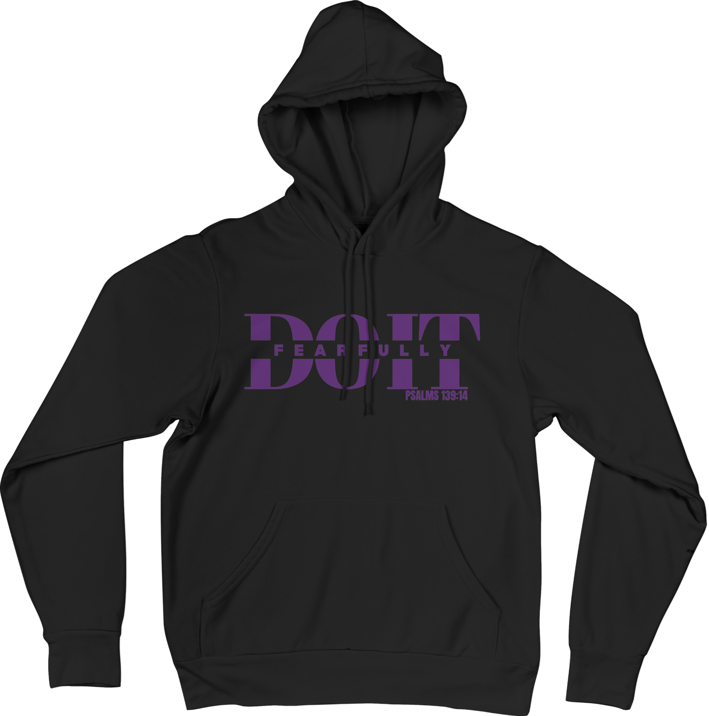 Do It Fearfully Hoodie - Black