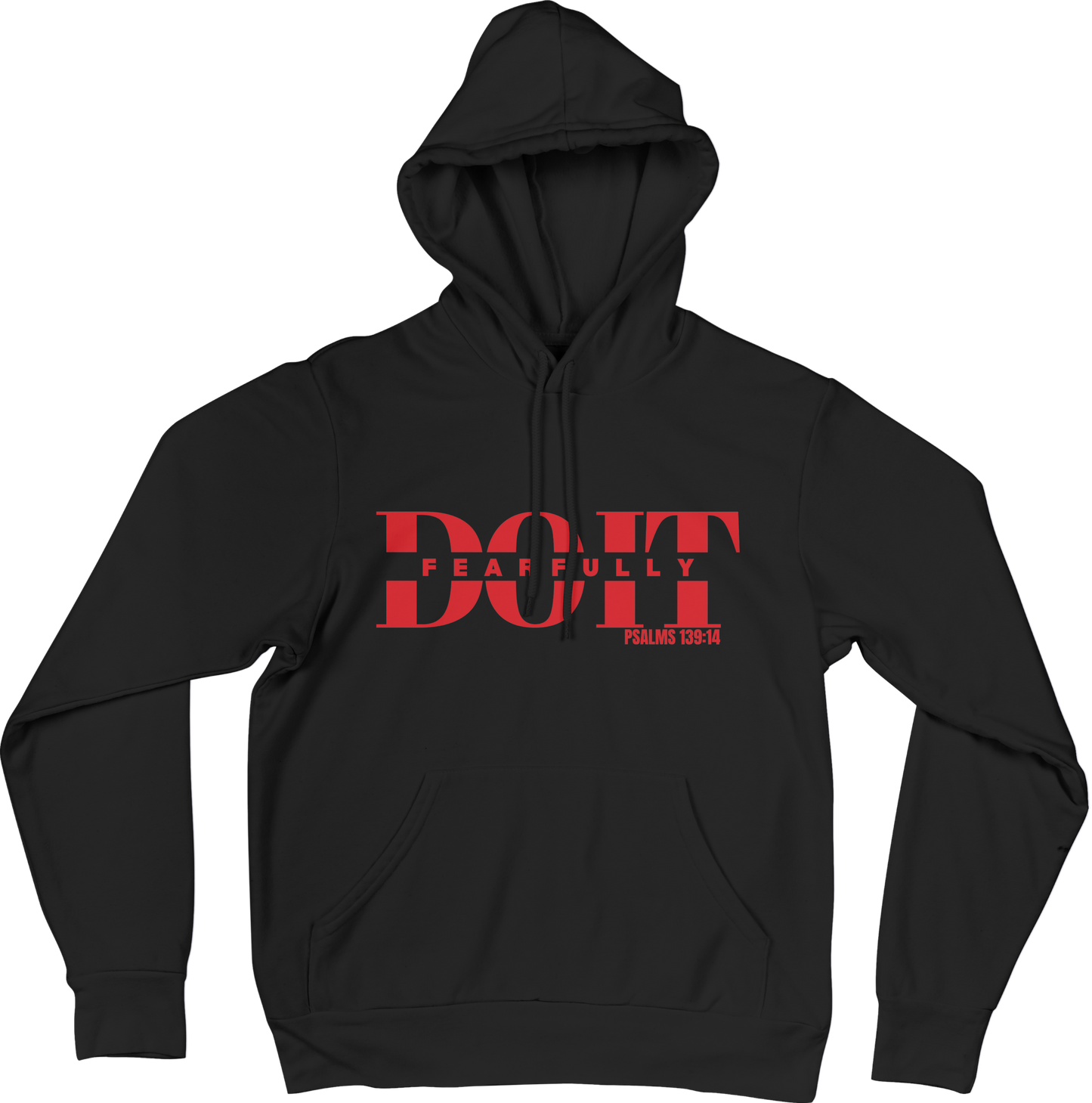 Do It Fearfully Hoodie - Black