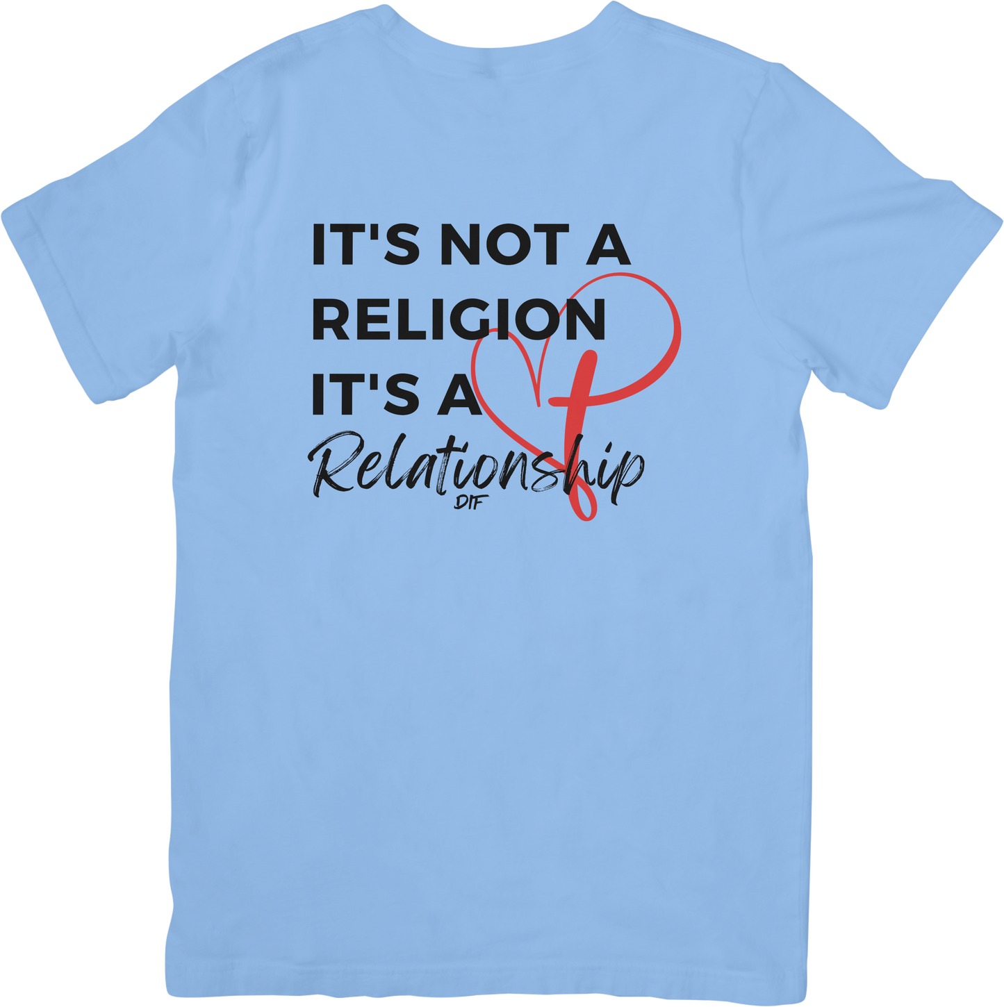 It's Not A Religion Tee - Black Print