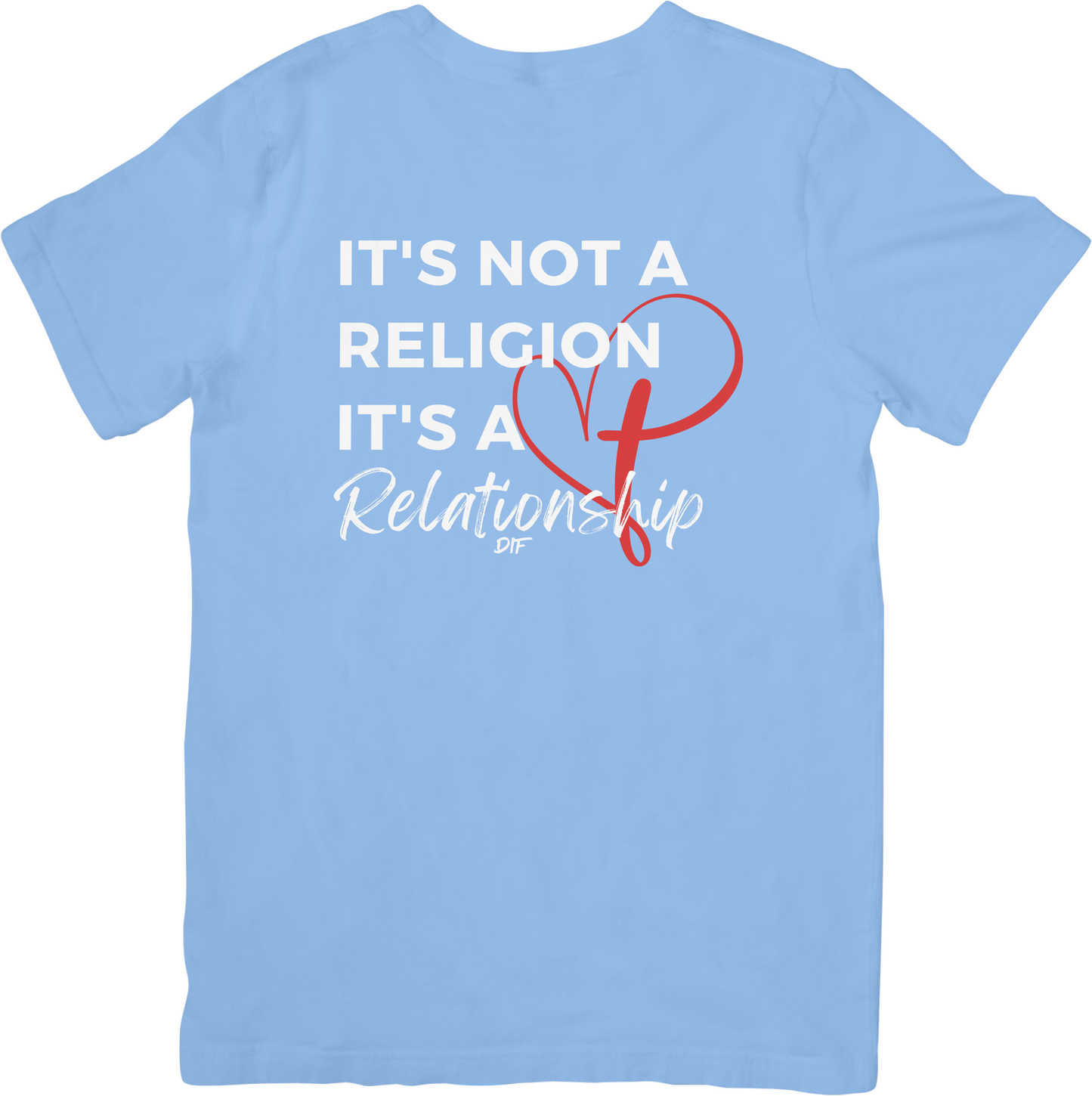 It's Not A Religion Tee - White Print