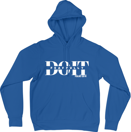 Do It Fearfully Hoodie - Blue