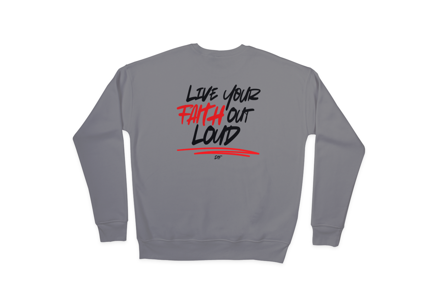 Live Your Faith Sweatshirt - Black