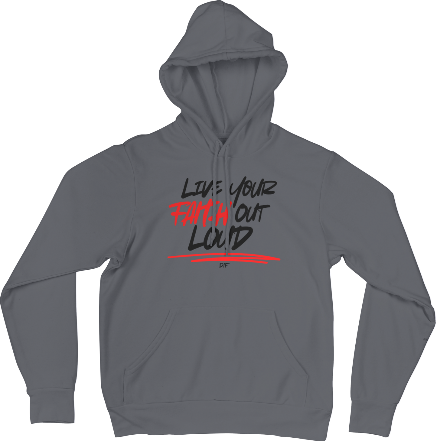 Live Your Faith Hoodie - Black