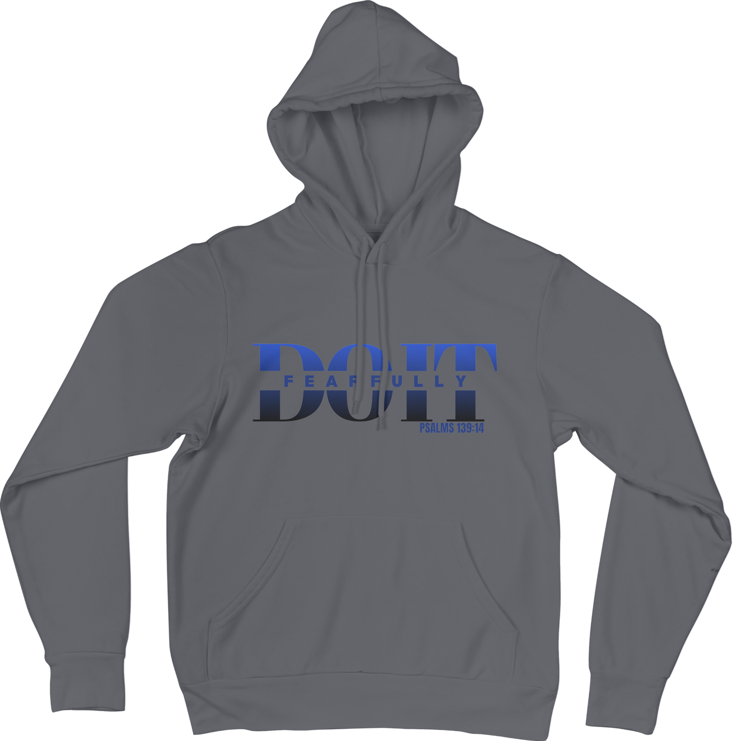 Do It Fearfully Hoodie - Grey
