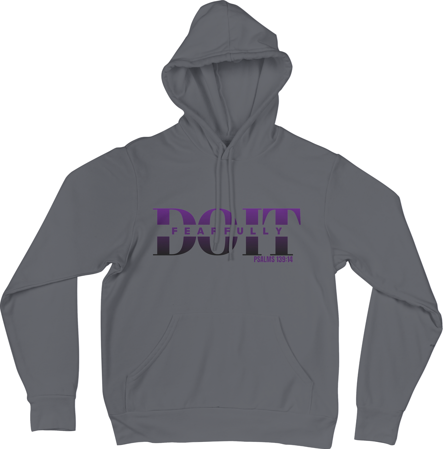 Do It Fearfully Hoodie - Grey