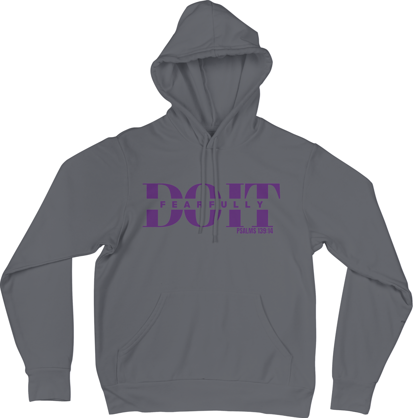 Do It Fearfully Hoodie - Grey