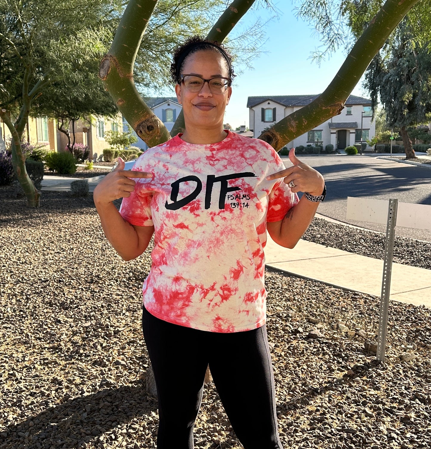 Crystal Tie Dye Tee