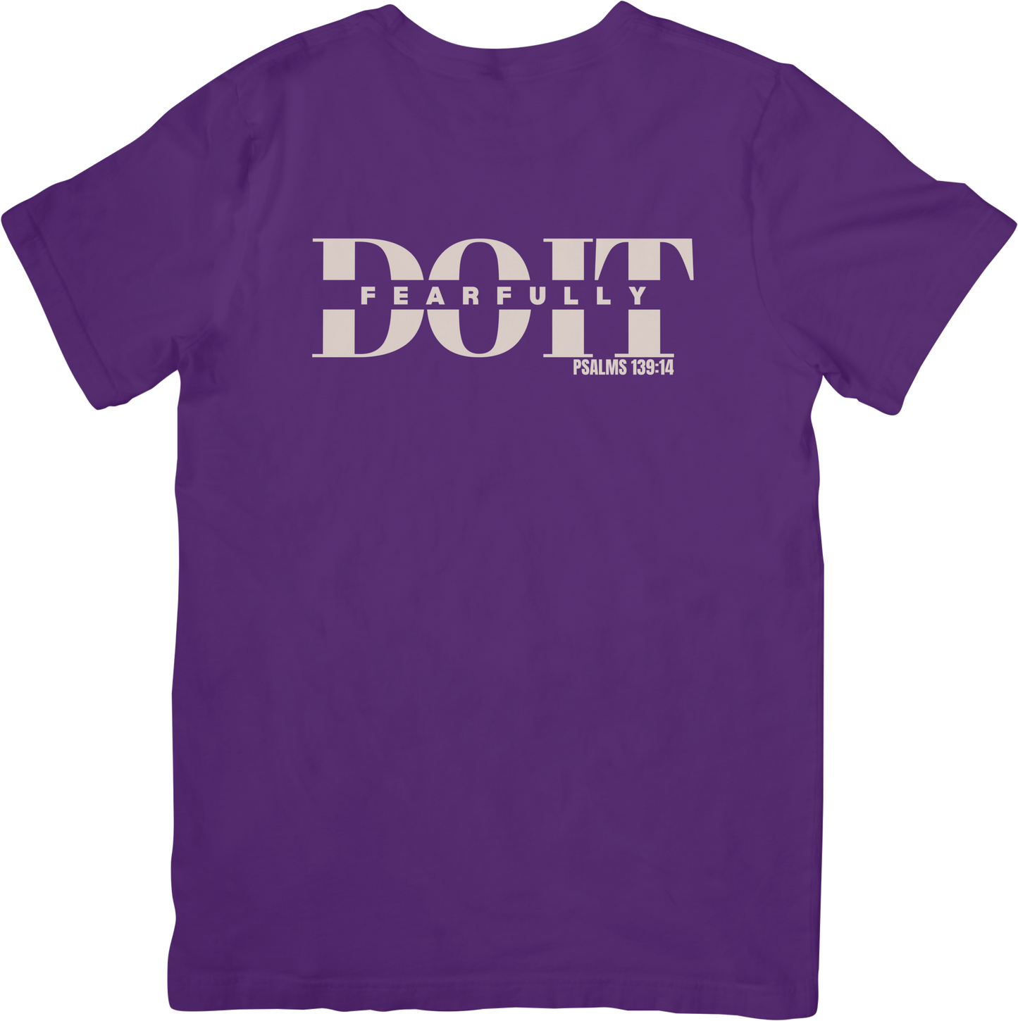 Do It Fearfully Tee - Purple