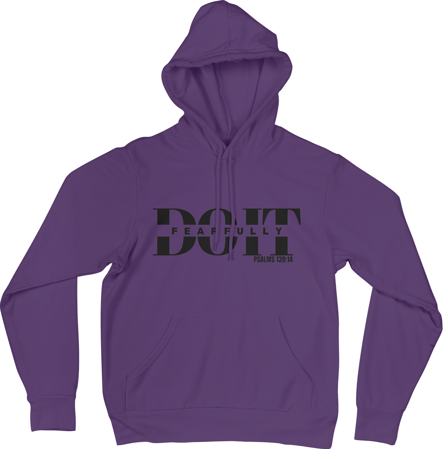Do It Fearfully Hoodie - Purple