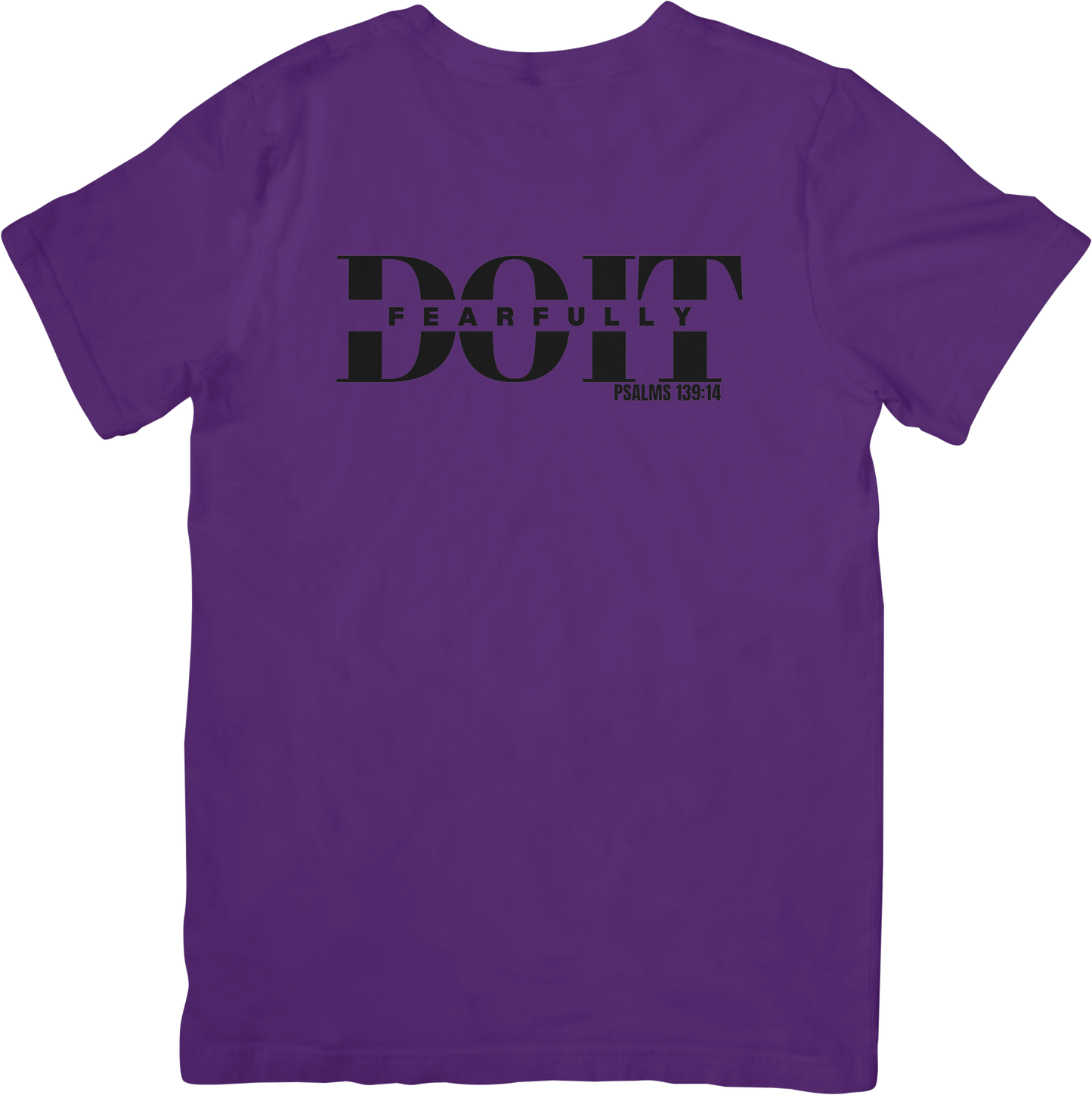 Do It Fearfully Tee - Purple