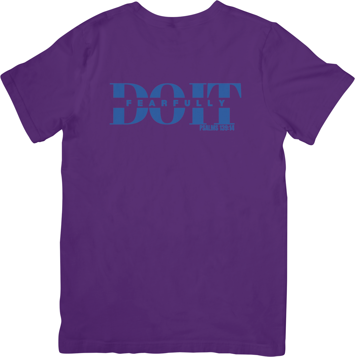 Do It Fearfully Tee - Purple