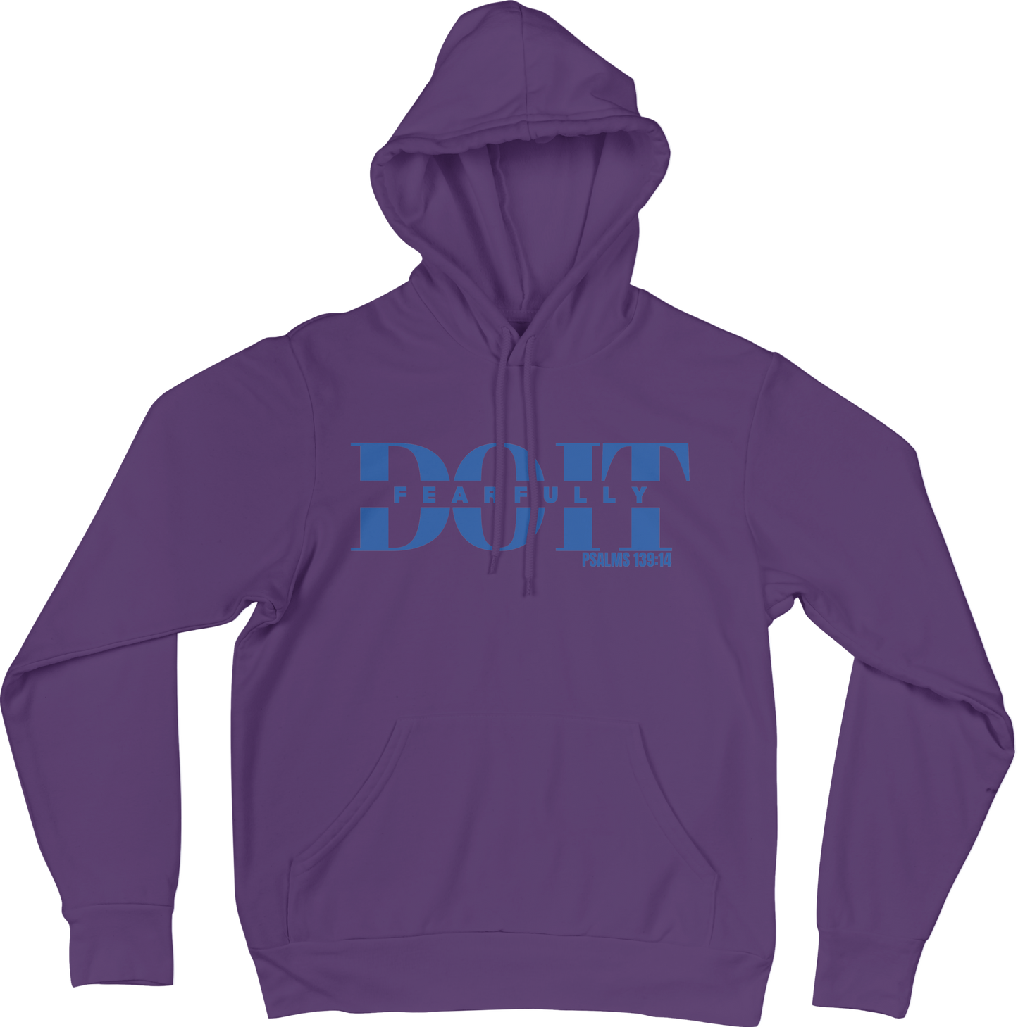 Do It Fearfully Hoodie - Purple