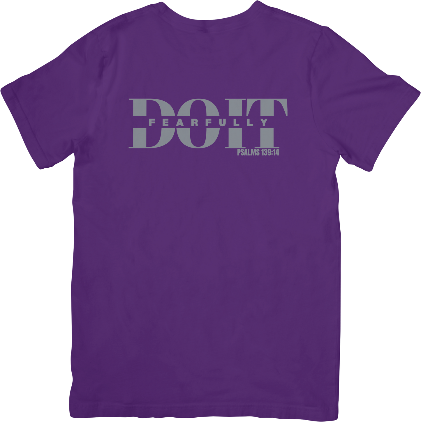 Do It Fearfully Tee - Purple