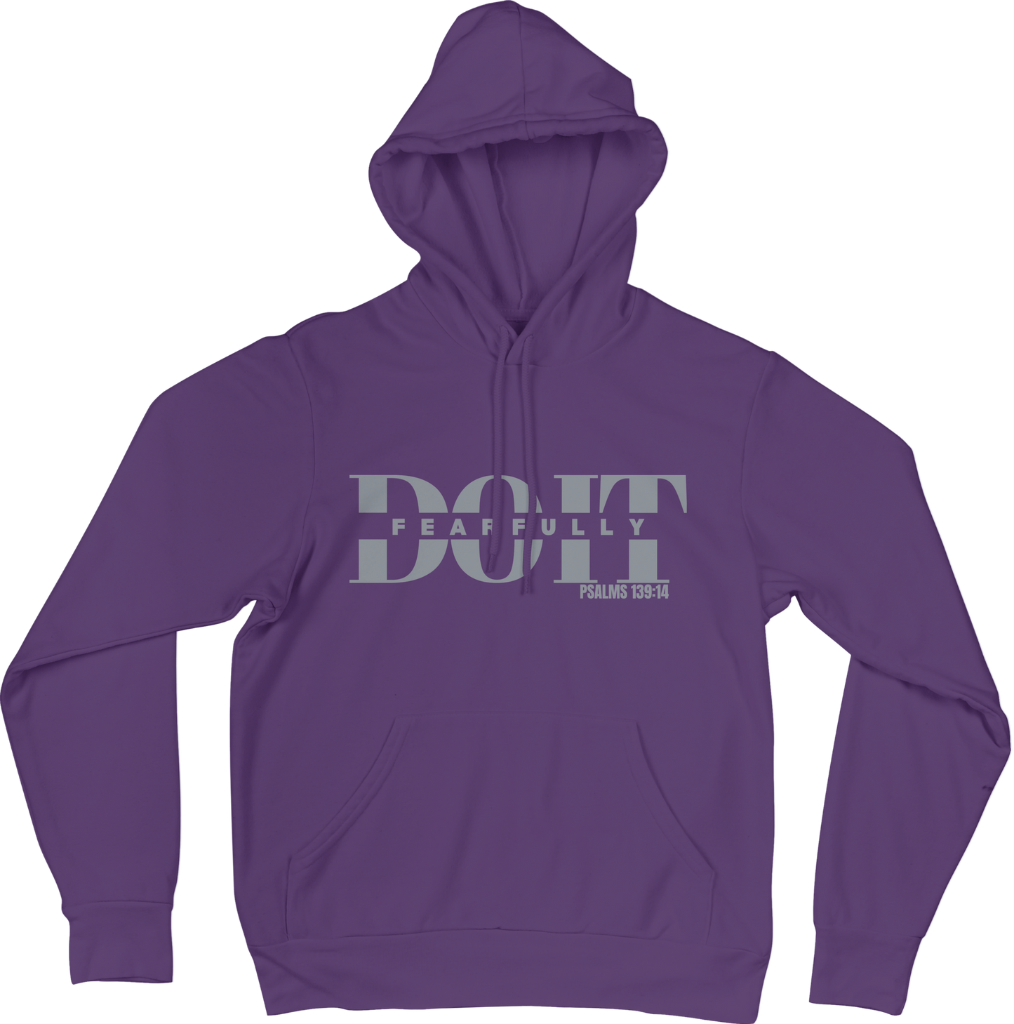 Do It Fearfully Hoodie - Purple