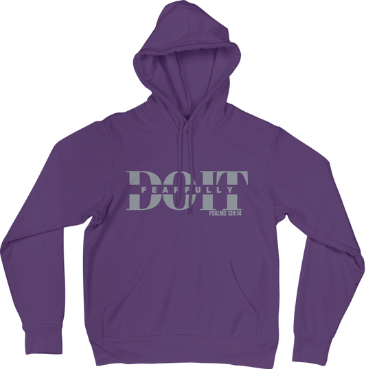 Do It Fearfully Hoodie - Purple