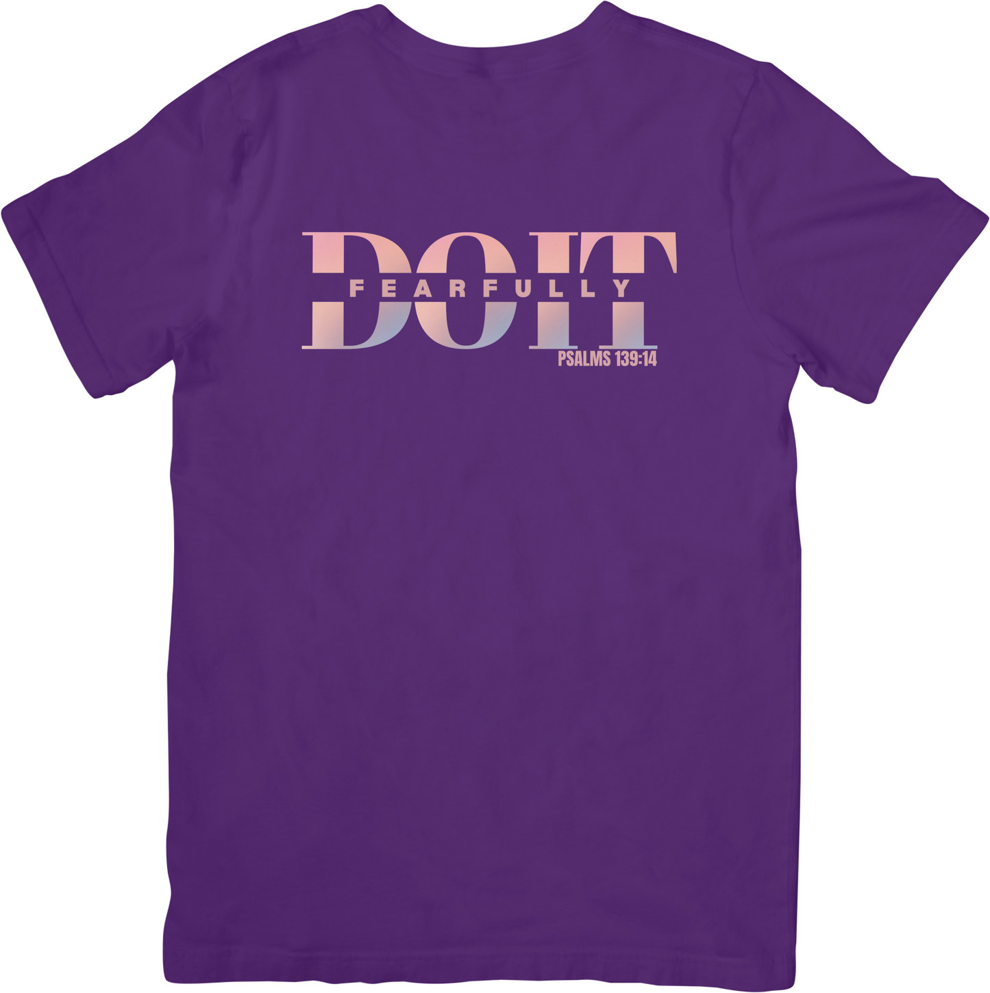 Do It Fearfully Tee - Purple