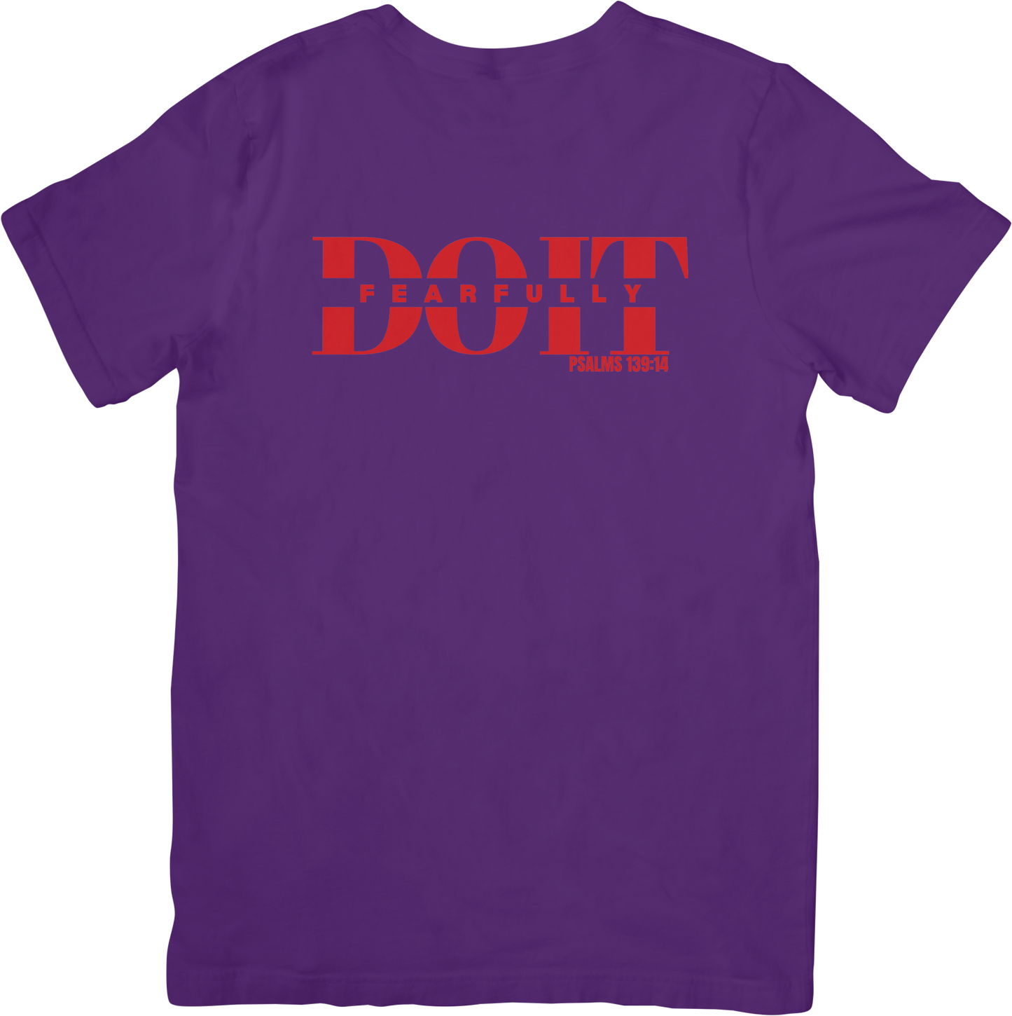 Do It Fearfully Tee - Purple