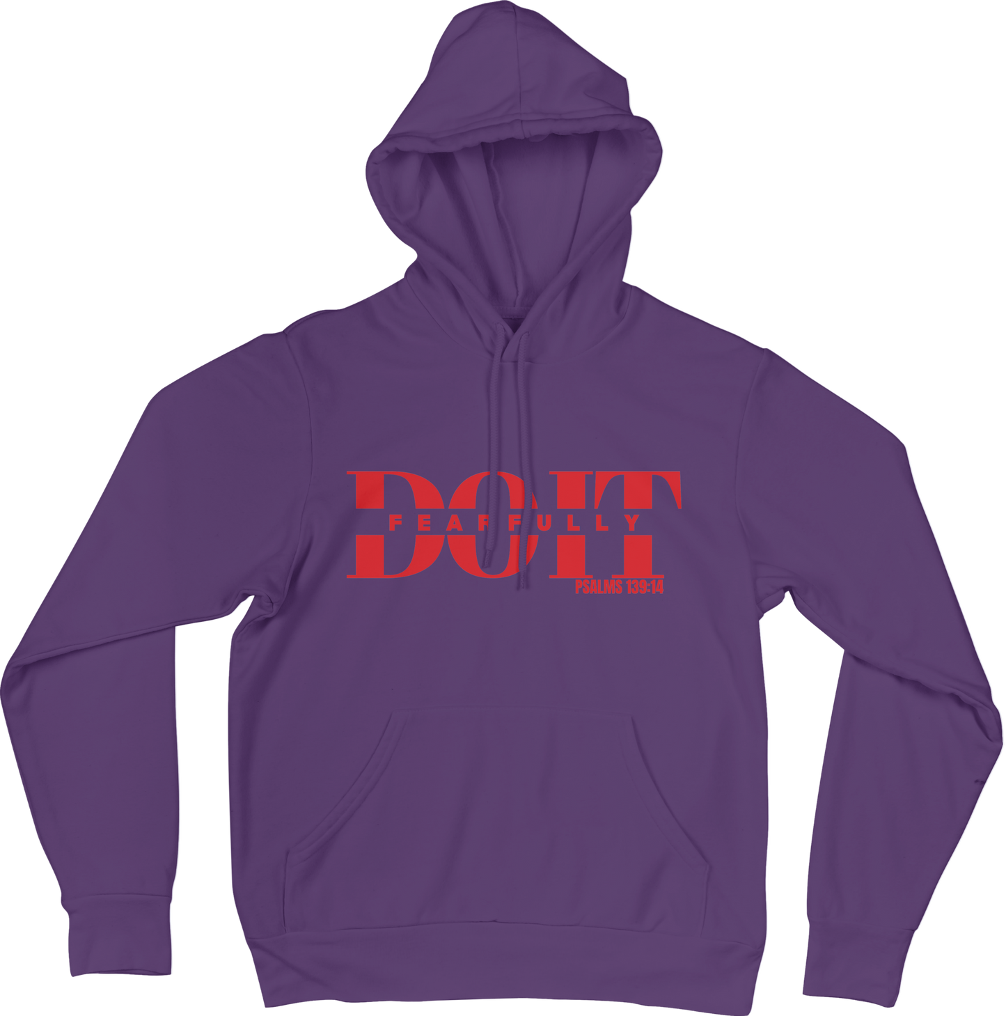 Do It Fearfully Hoodie - Purple
