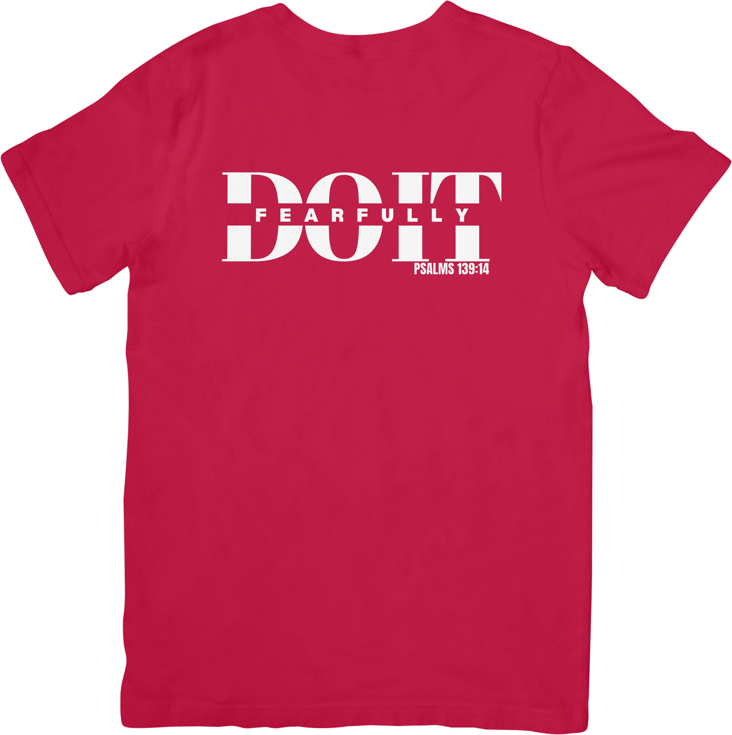 Do It Fearfully Tee - Red