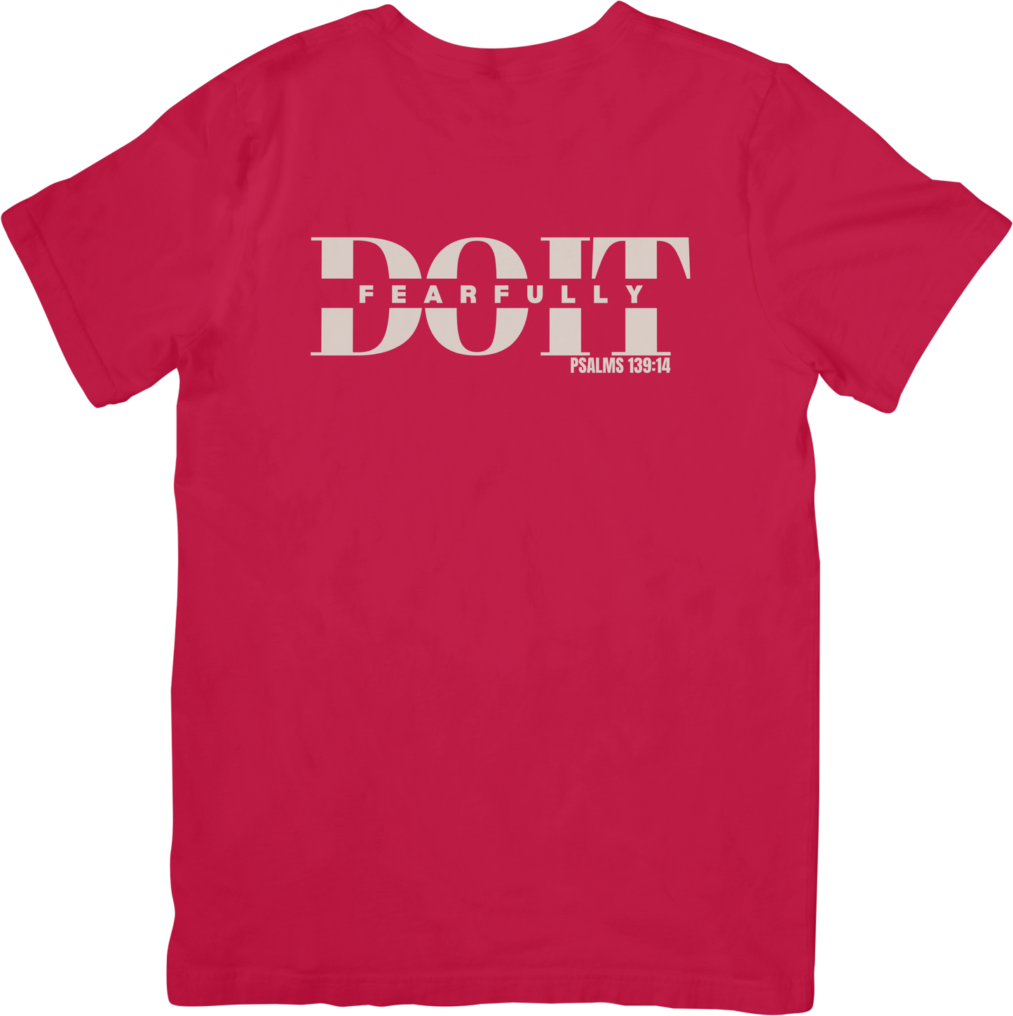 Do It Fearfully Tee - Red