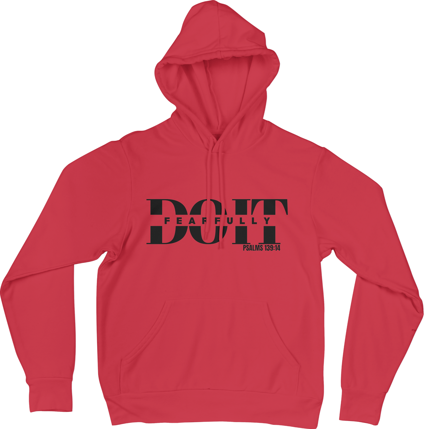 Do It Fearfully Hoodie - Red