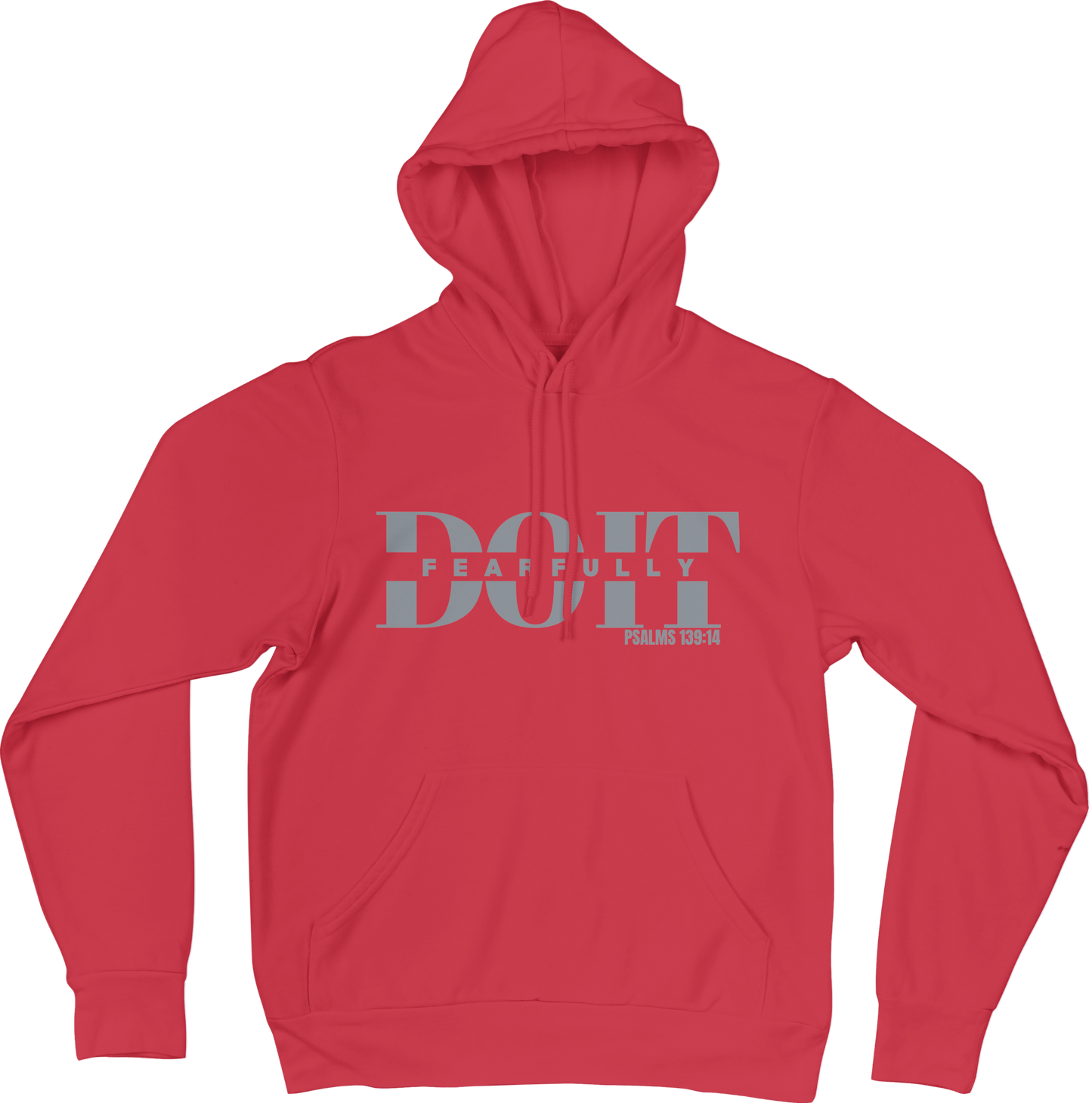 Do It Fearfully Hoodie - Red