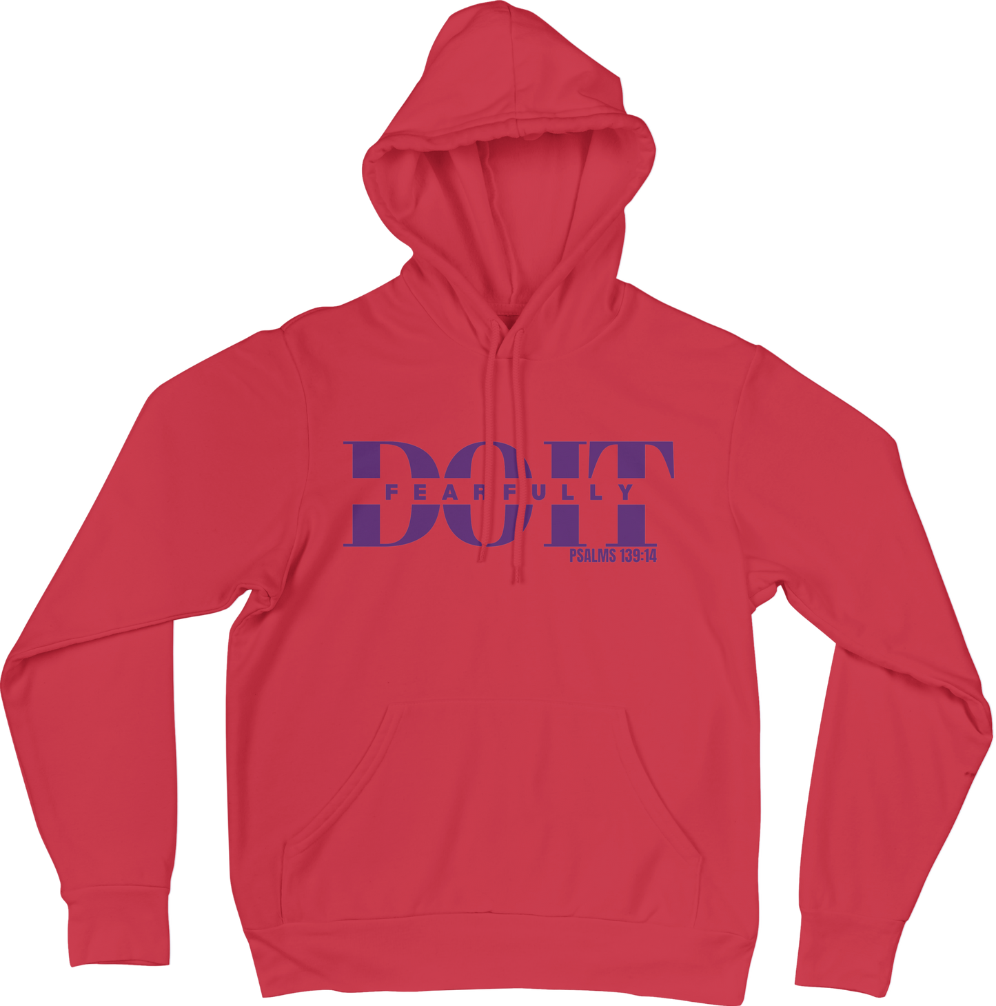 Do It Fearfully Hoodie - Red