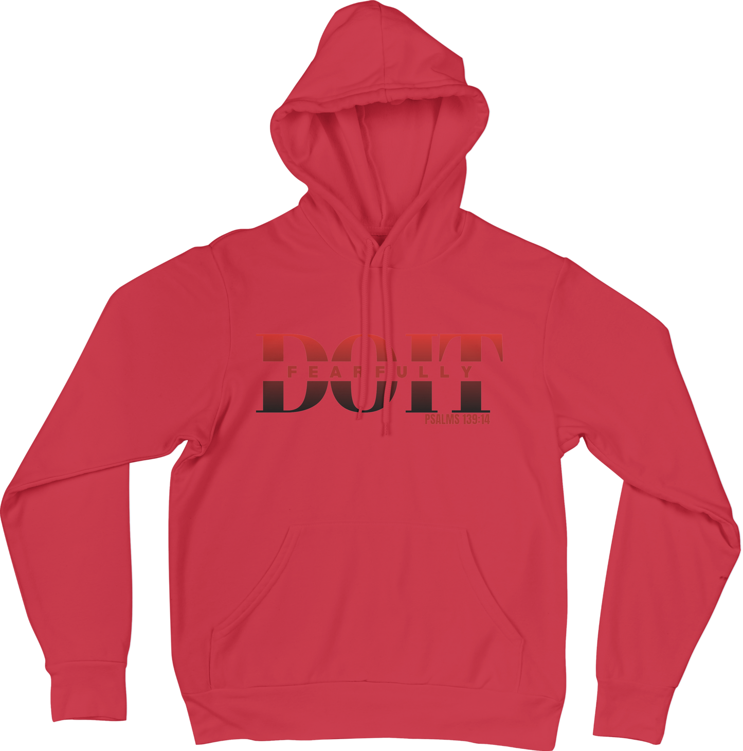 Do It Fearfully Hoodie - Red