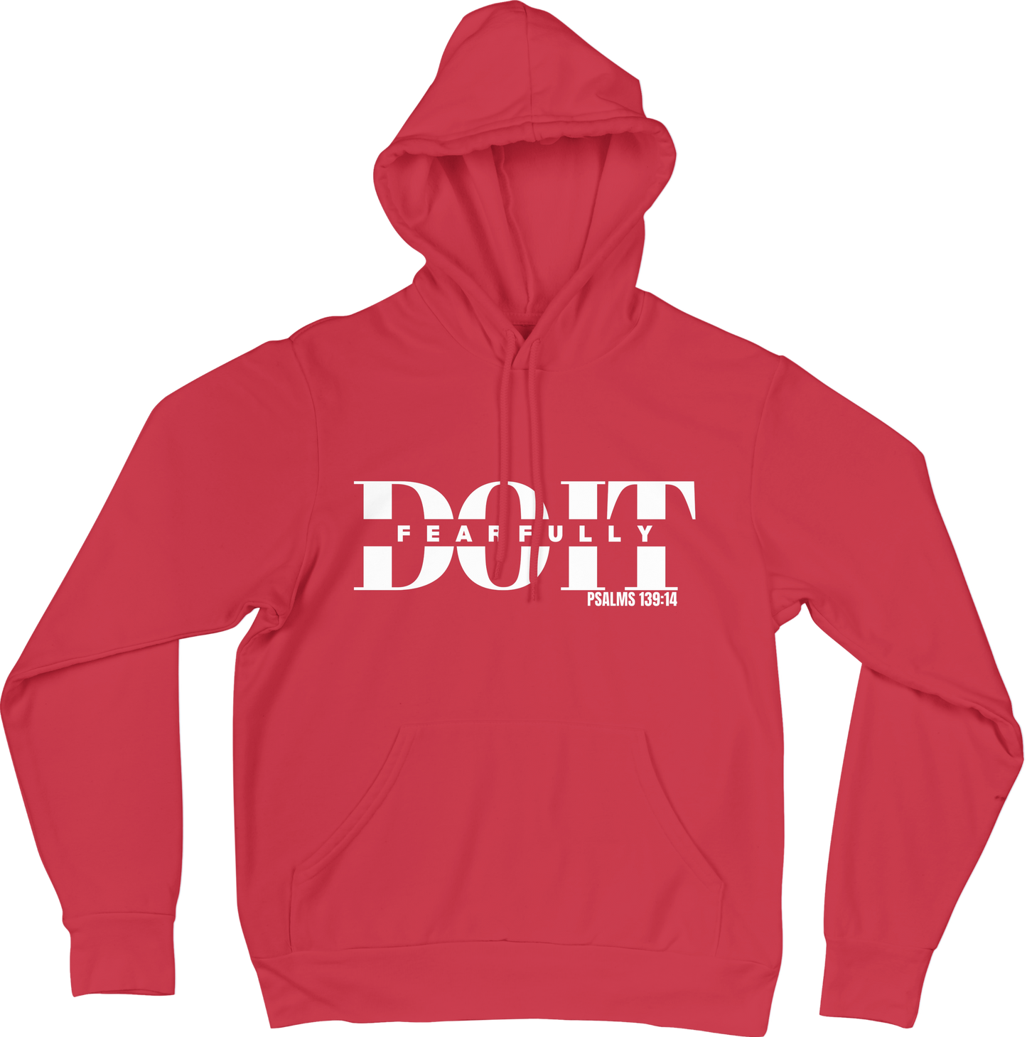 Do It Fearfully Hoodie - Red
