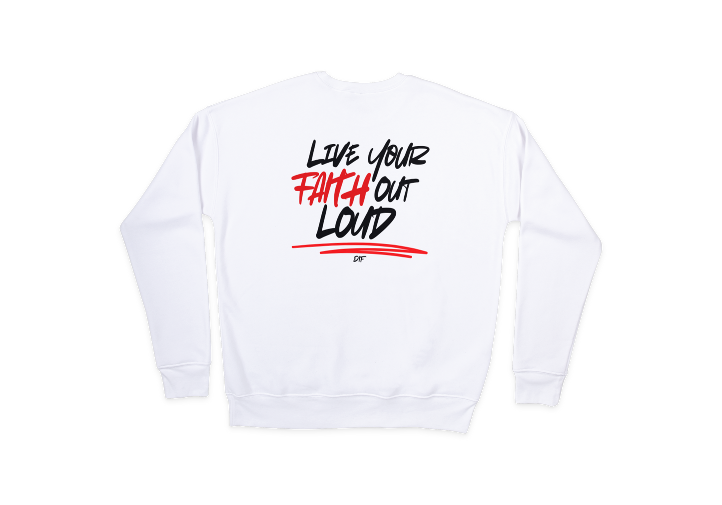 Live Your Faith Sweatshirt - Black