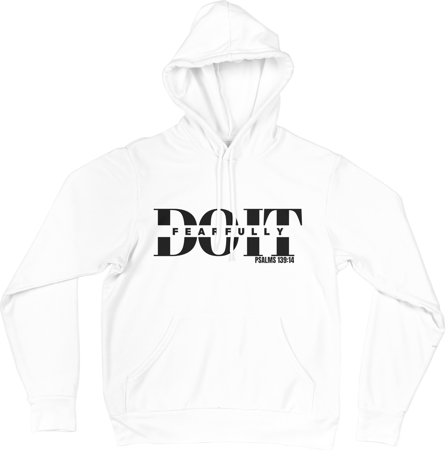 Do It Fearfully Hoodie - White
