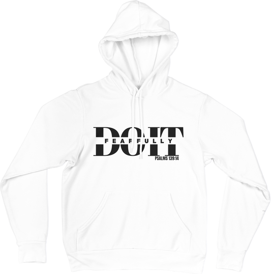 Do It Fearfully Hoodie - White
