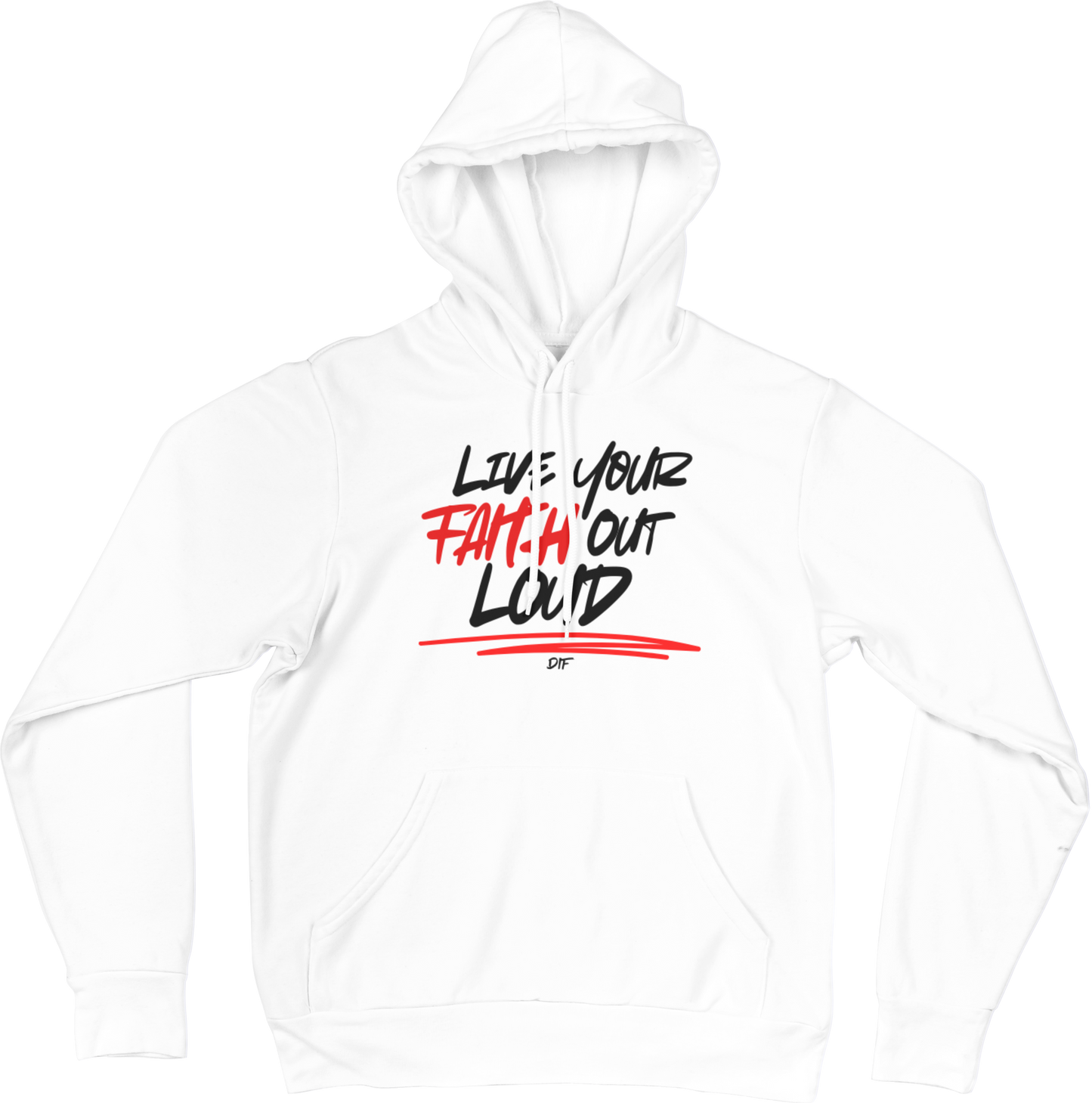Live Your Faith Hoodie - Black