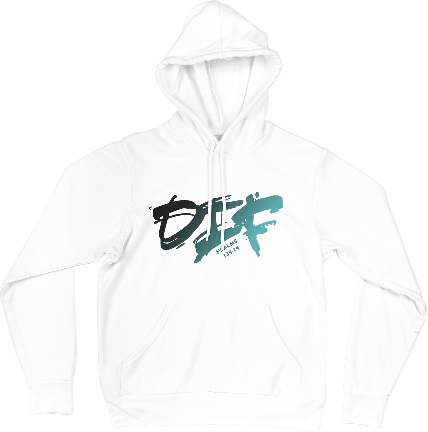 Fun Ombre Hoodie - White