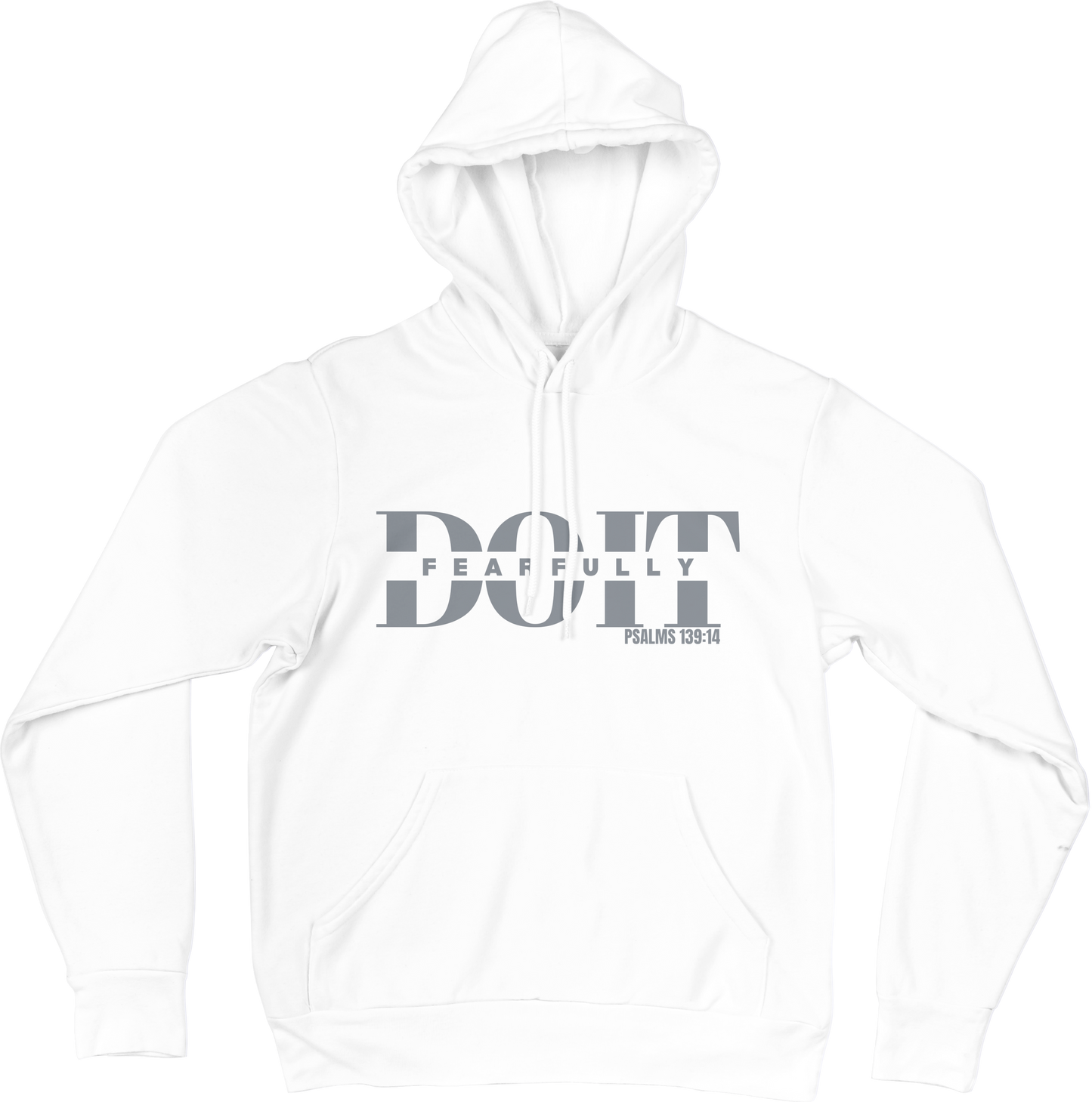 Do It Fearfully Hoodie - White