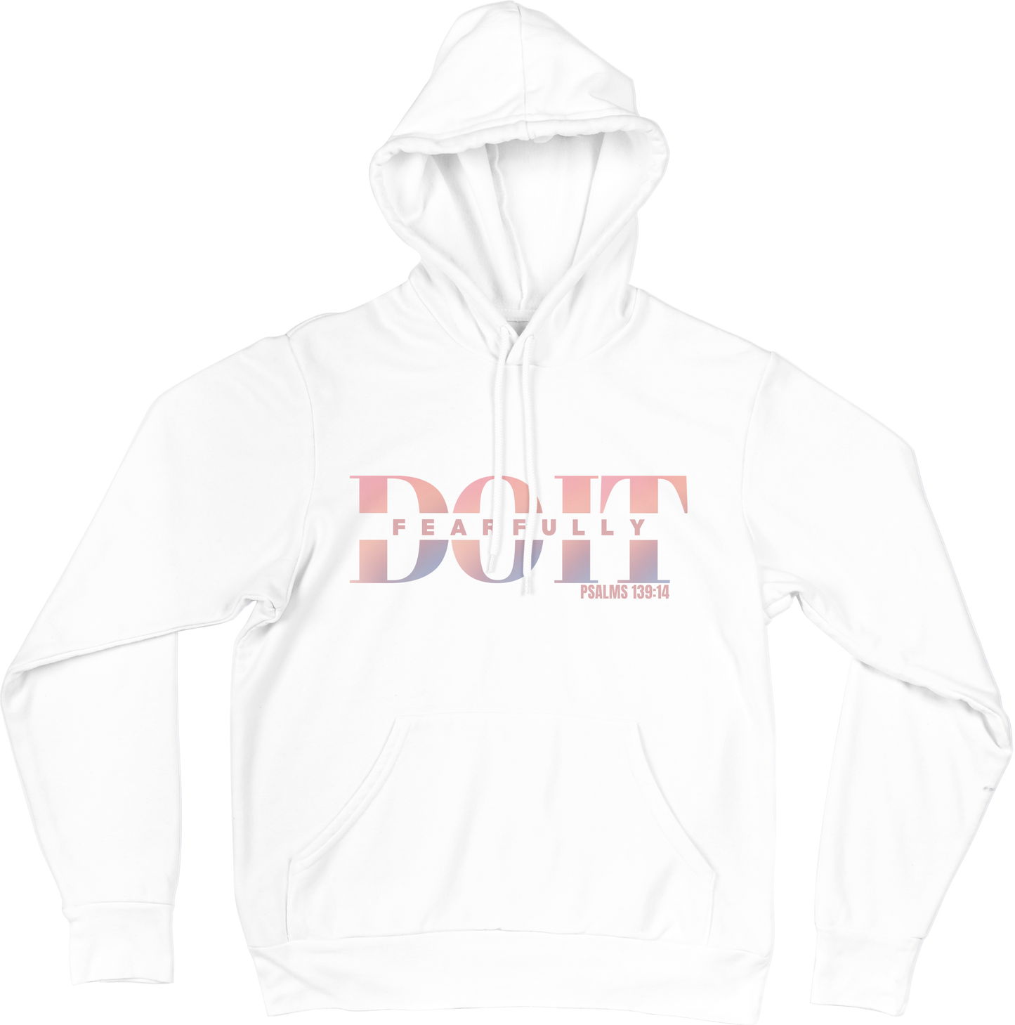 Do It Fearfully Hoodie - White