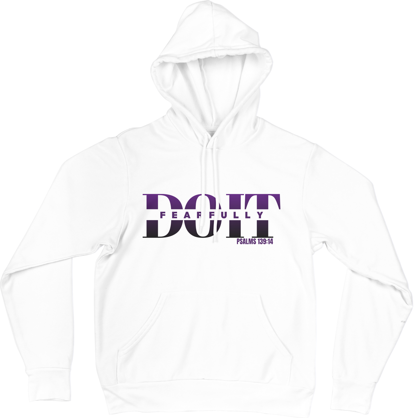 Do It Fearfully Hoodie - White